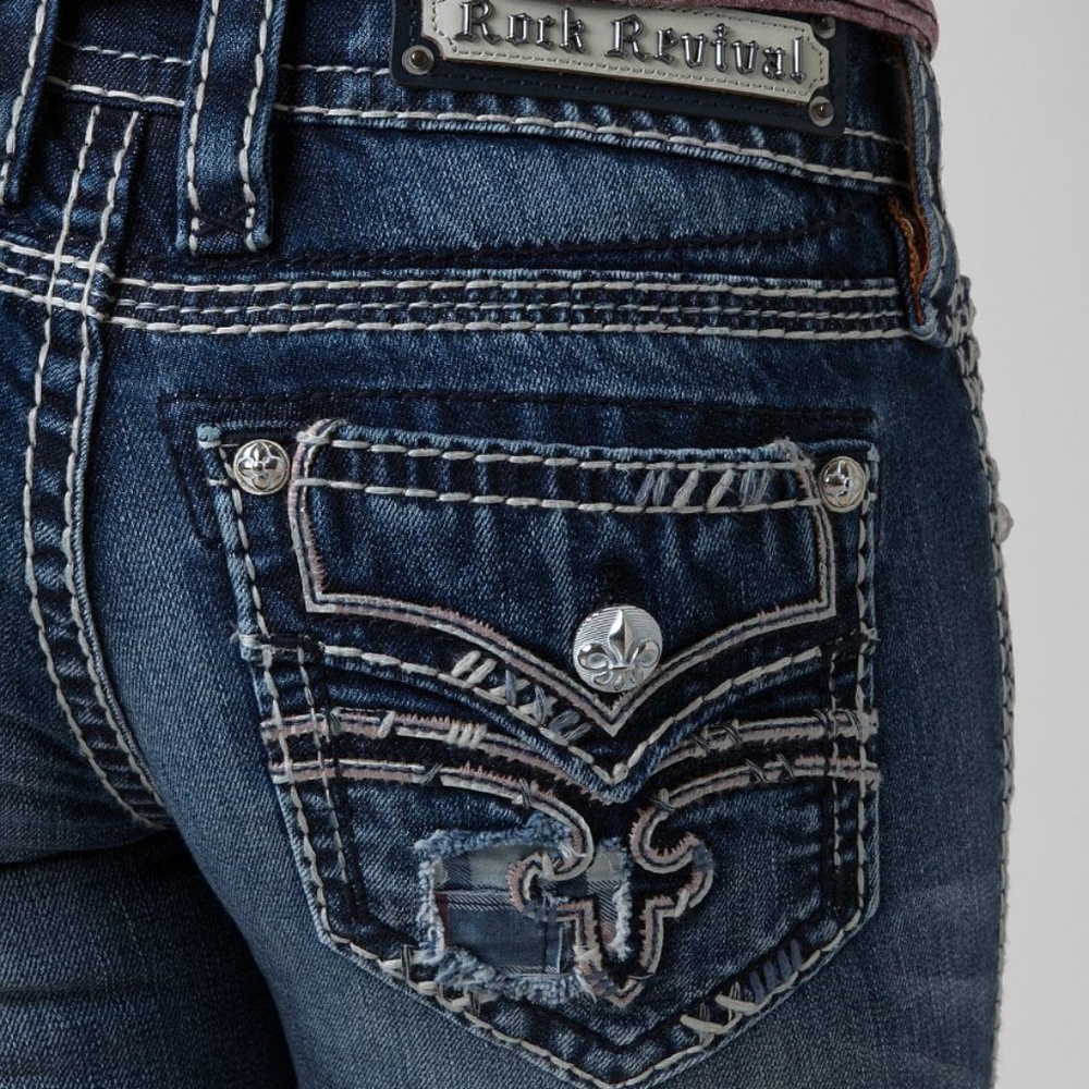 ROCK REVIVAL RAVEN SKINNY STRETCH JEAN